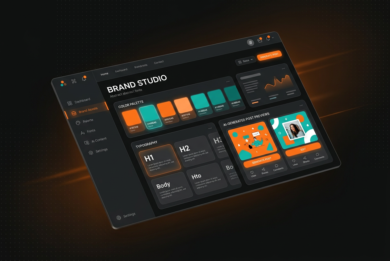 HDG Creative Studio interface preview